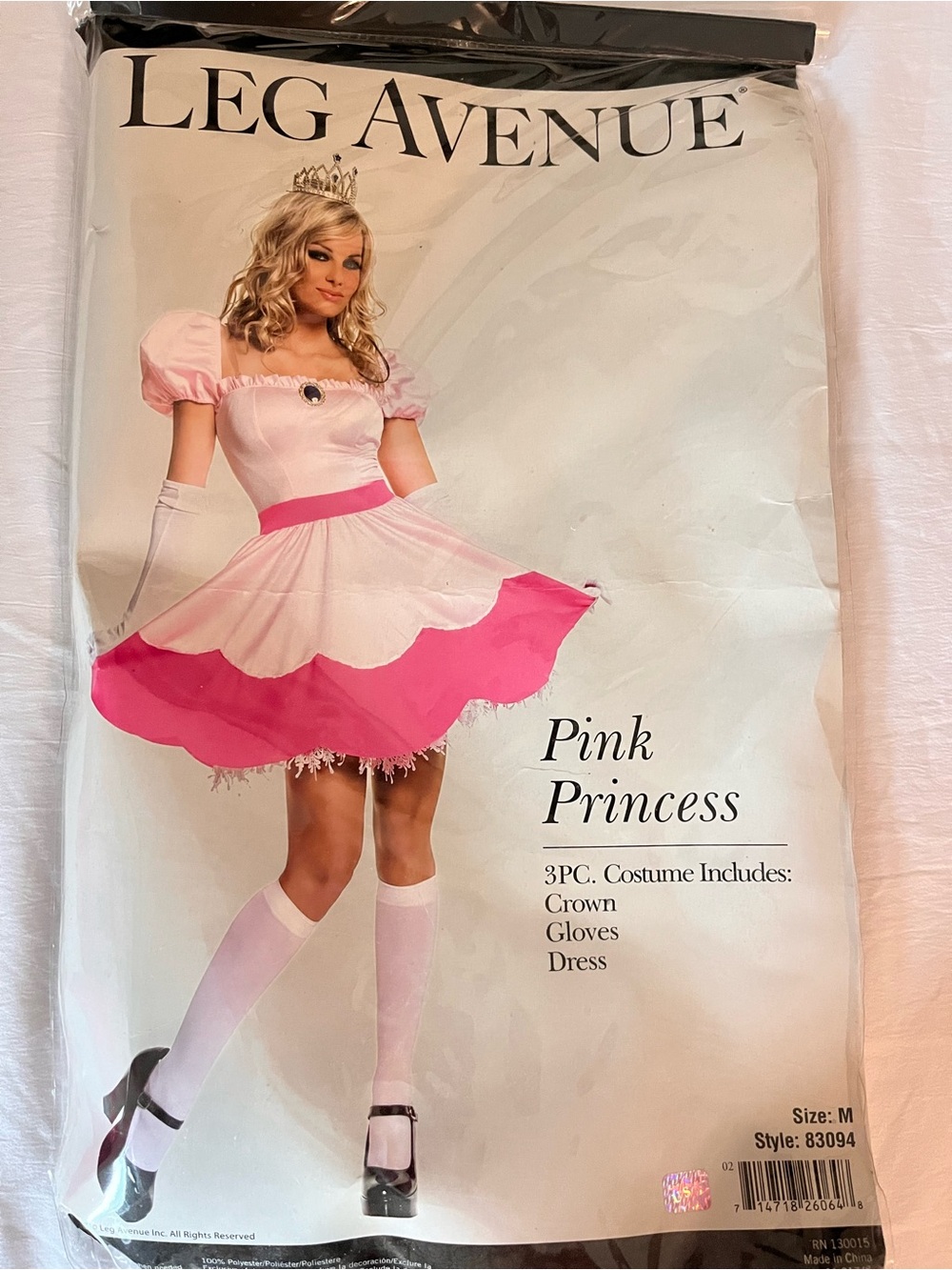 Leg Avenue Pink and Hot Pink Princess Costume for Adults